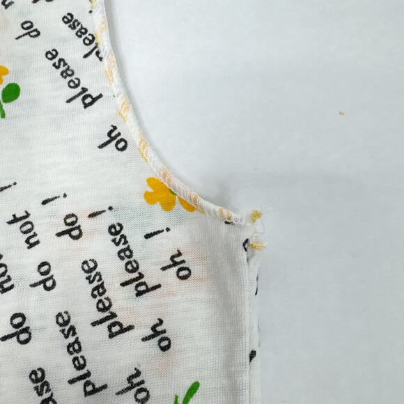 Vintage 70s Katz Underground Top Oh Please Do Not Kiss Me‎ Print - Picture 6 of 8